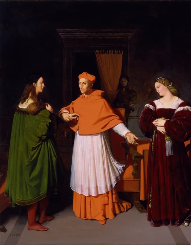 Il fidanzamento di Raffaello con la nipote del cardinale Bibbiena