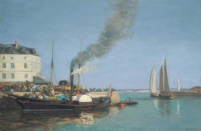 Honfleur, the Harbour Jetty