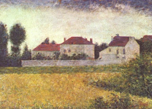 Ville d'Avray, white houses