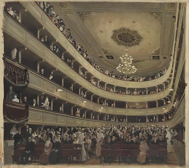Auditorium of the old Burgtheater