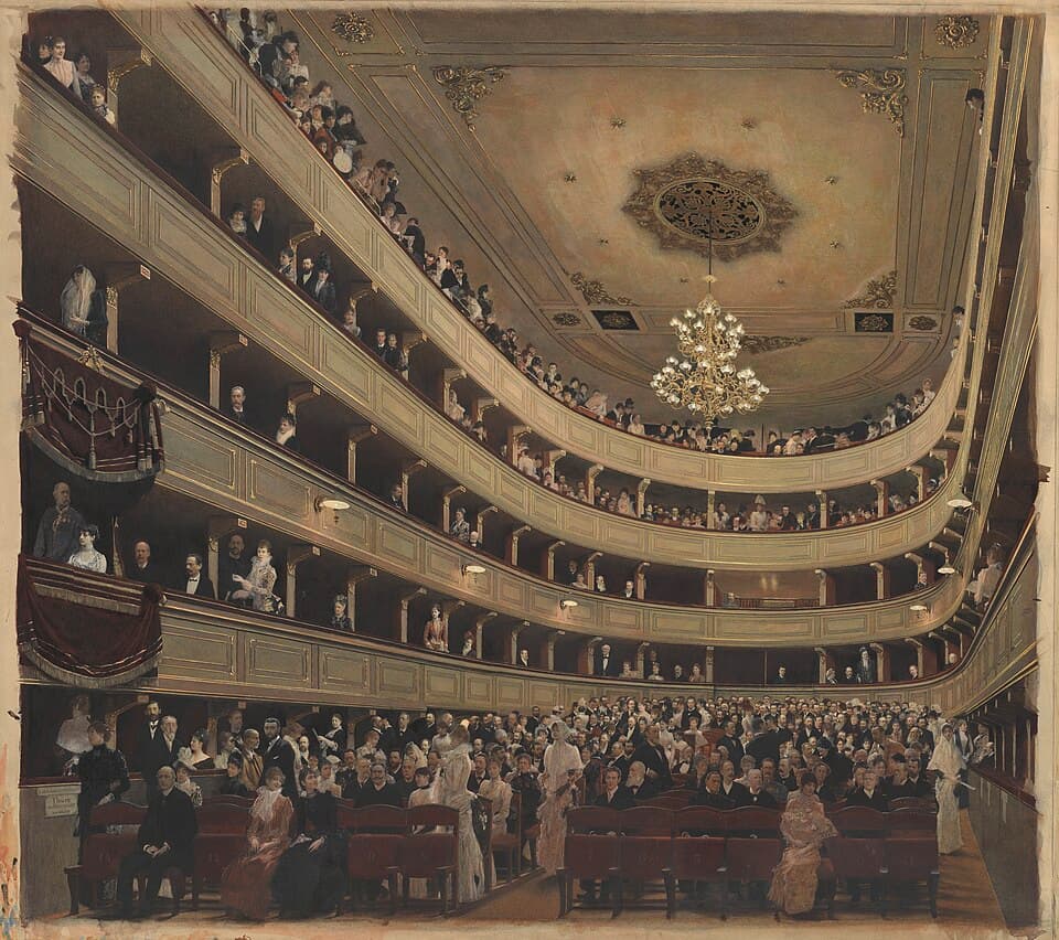 Auditorium of the old Burgtheater