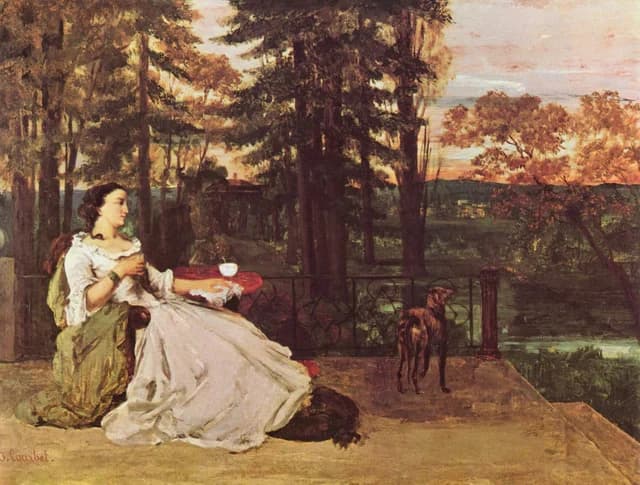 Ritratto di una dama seduta in un parco (La dama di Francoforte)