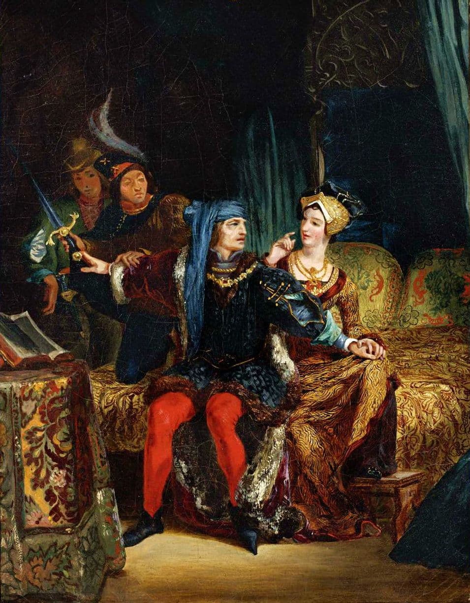 Karl VI. und Odette de Champdivers