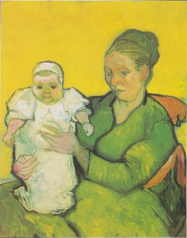 Madame Augustine Roulin con il bambino