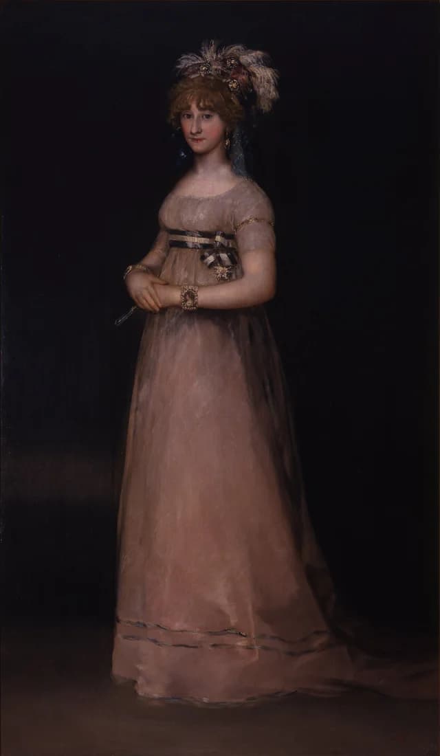 Portrait of María Luisa de Borbón y Vallabriga