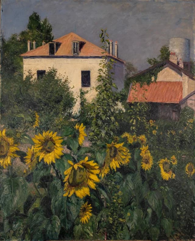 Sunflowers, Garden at Petit Gennevilliers