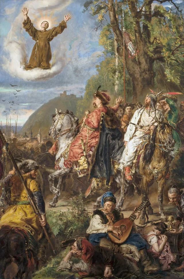 Bohdan Khmelnytsky with Tugay Bey near Lviv.