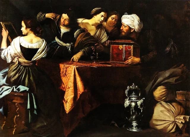 Ulisse scopre Achille alla corte del re Licomede