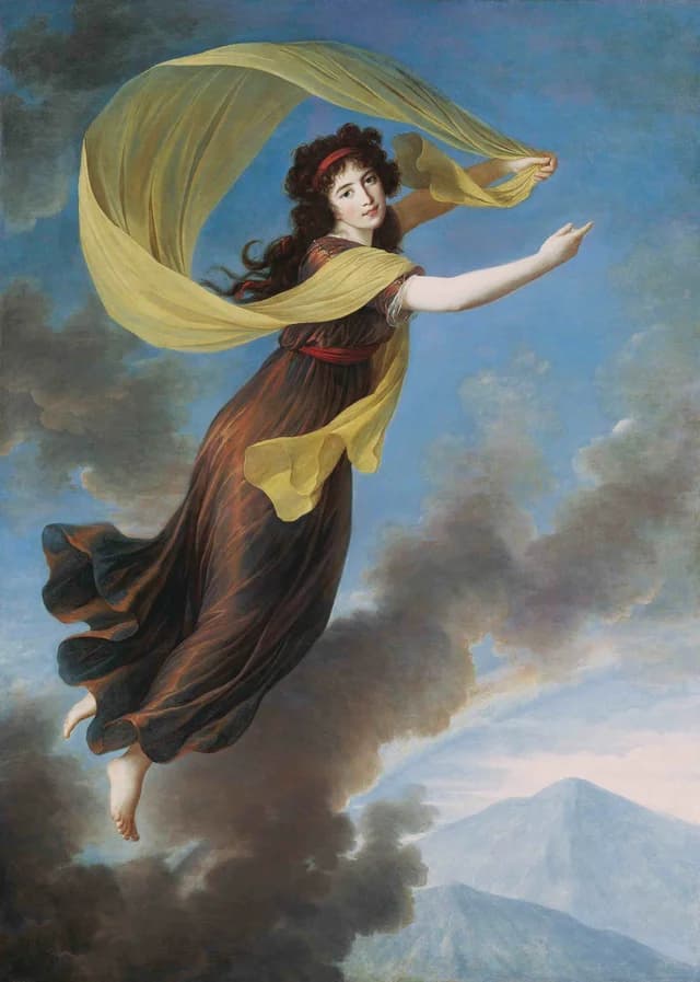 Fürstin Karoline von Liechtenstein (1768-1831), geborene Gräfin von Manderscheid-Blankenheim, als Iris