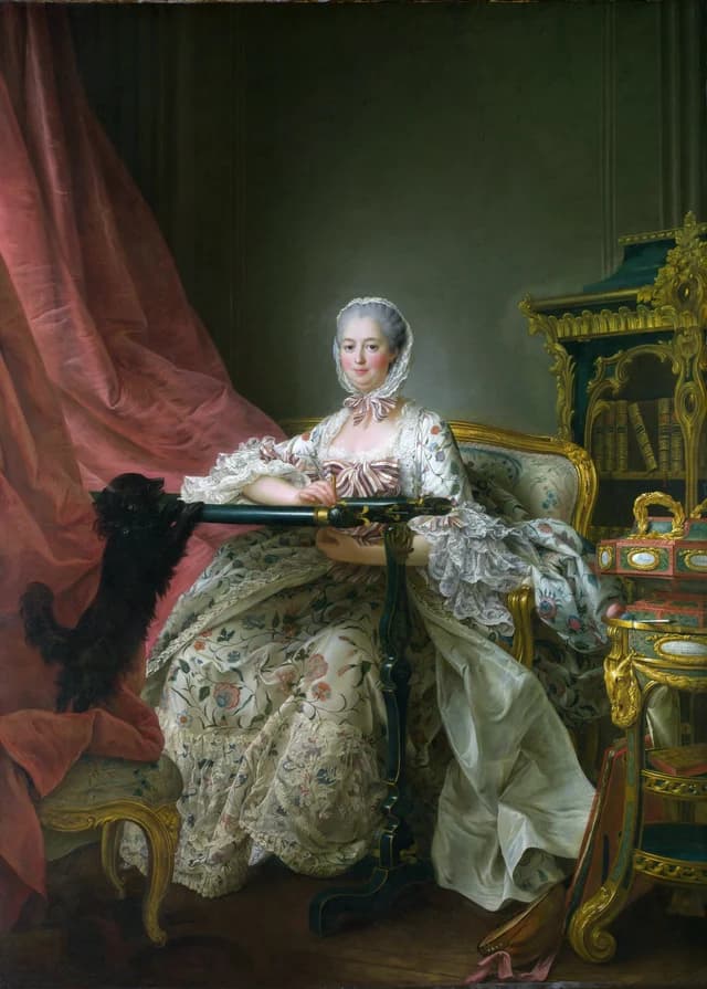 Madame de Pompadour at her Tambour Frame