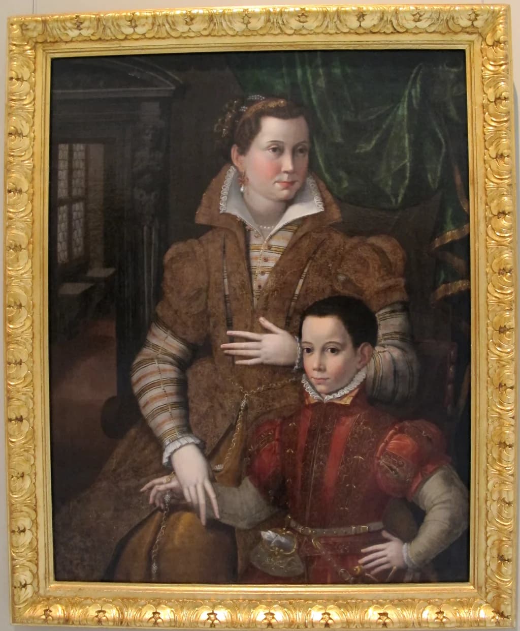 Portrait of a Noblewoman and son