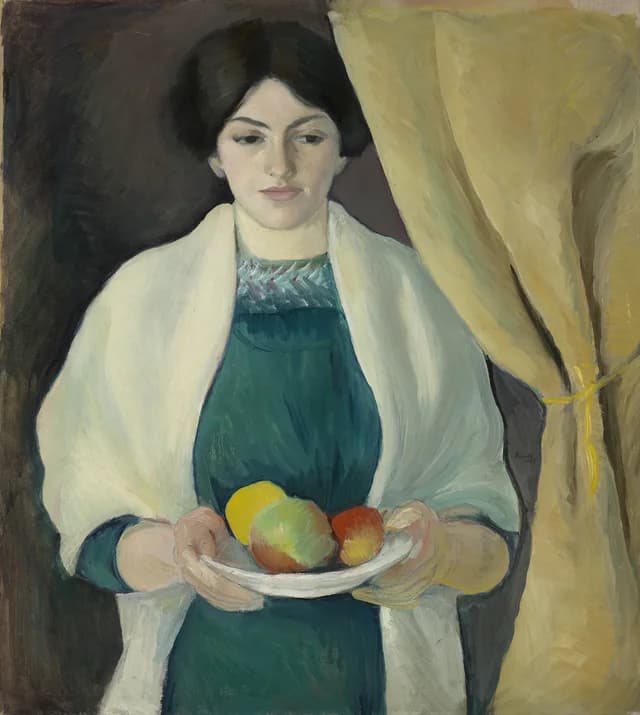 Portrait with Apples: The Artist's Wife