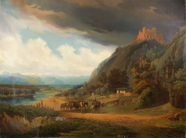 Visita do rei Carlos I ao mosteiro e à fortaleza de Neamț