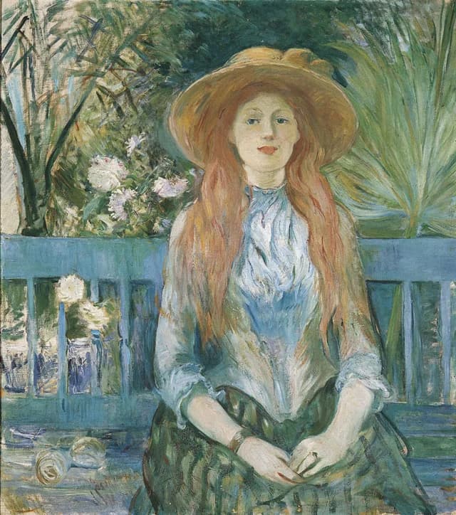 Young girl in a park
