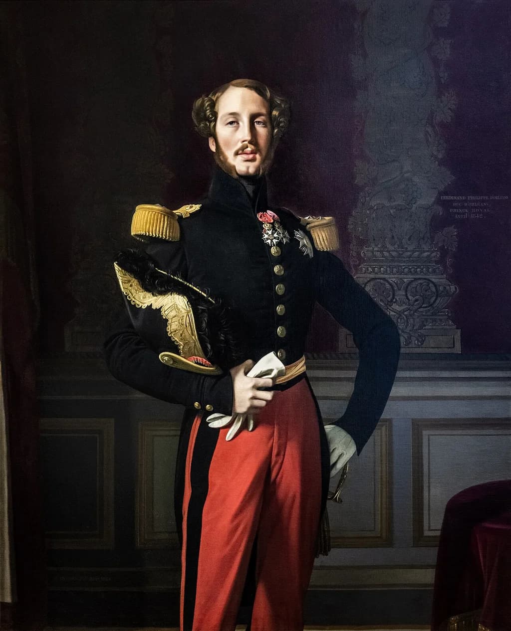 Porträt von Ferdinand-Philippe, Herzog von Orléans