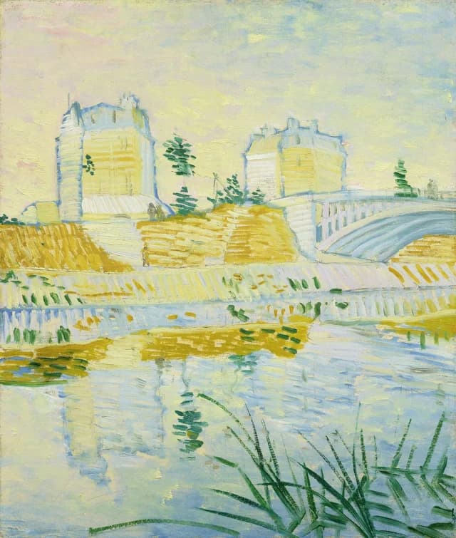 The Seine with the Pont de Clichy