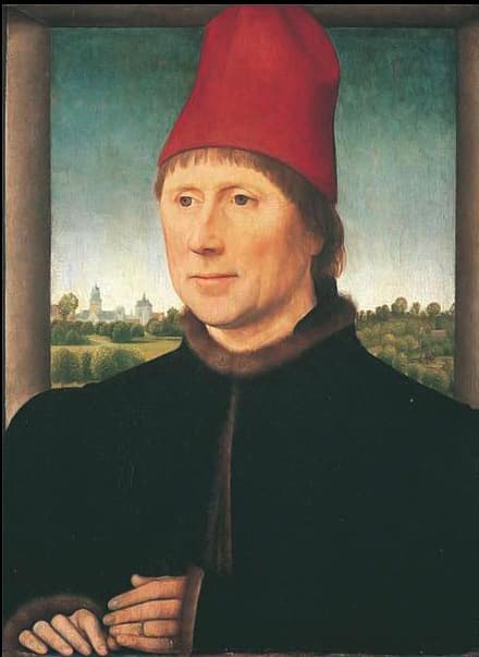 Portrait of a Man in a Red Hat