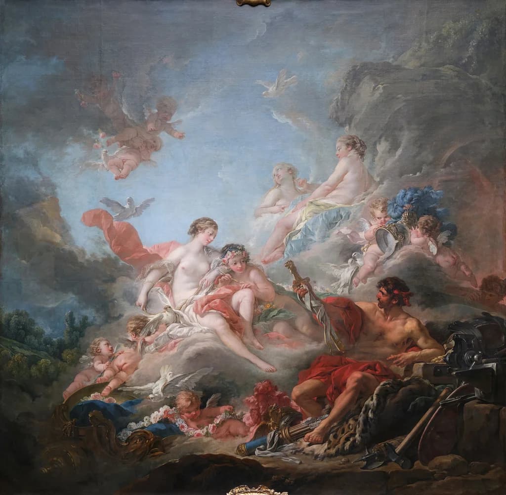 Vulcan Presenting Venus with Arms for Aeneas