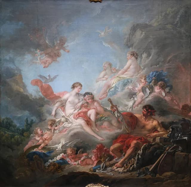 Vulcan Presenting Venus with Arms for Aeneas