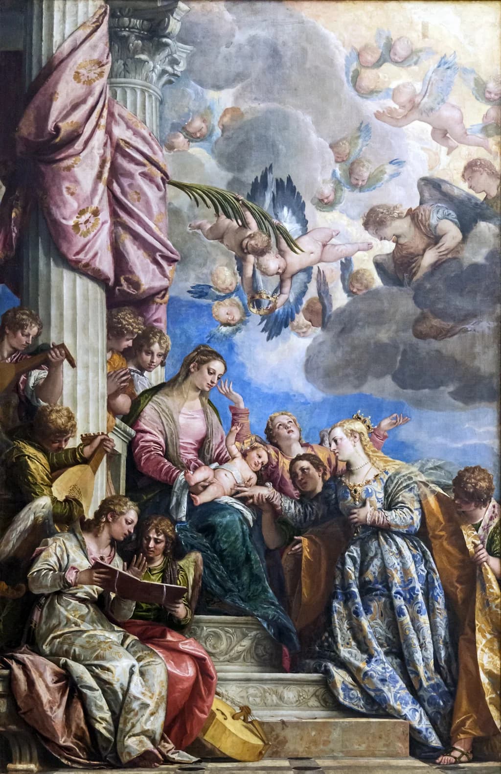El matrimonio místico de santa Catalina