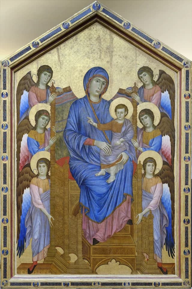 The Madonna and Child in Majesty Surrounded by Angels