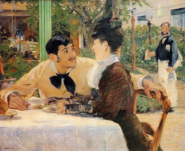 At the Père Lathuille Restaurant