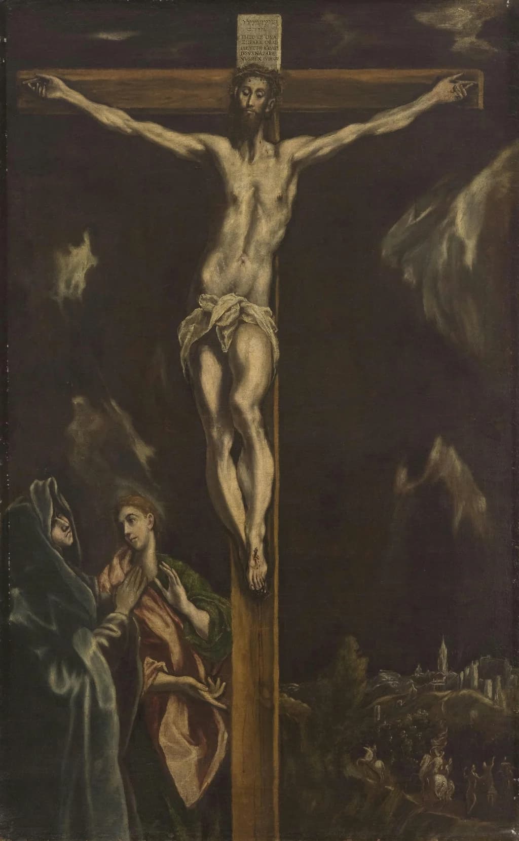 Crucifixion with the Virgin Mary and Saint John the Evangelist