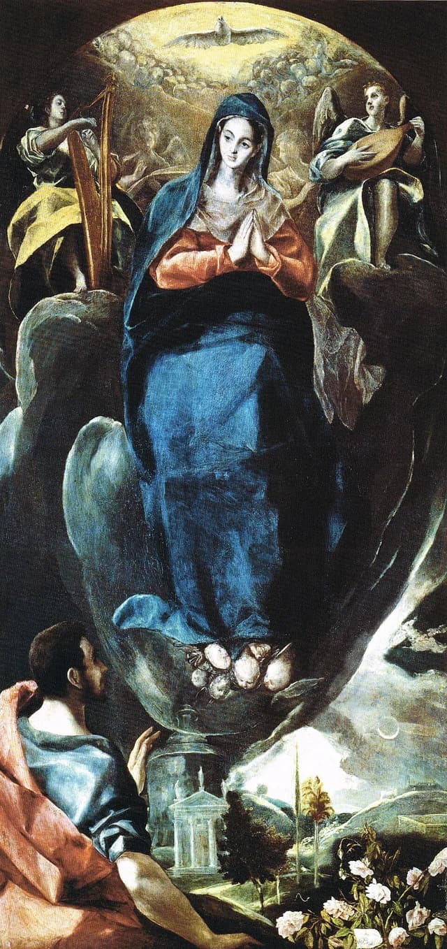 The Immaculate Conception with Saint John the Evangelist
