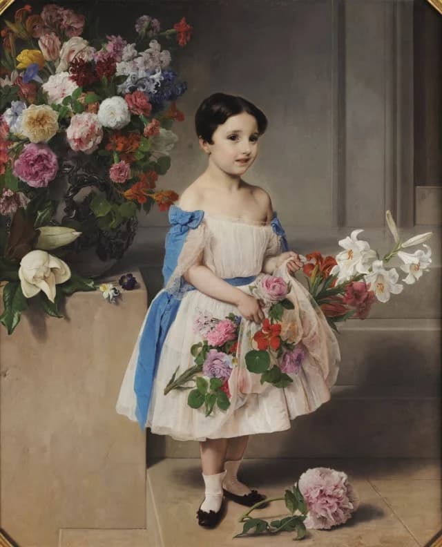 Ritratto della contessina Antonietta Negroni Prati Morosini bambina