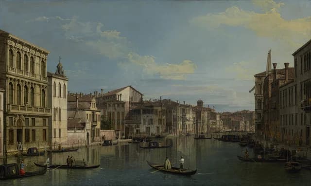 Der Canal Grande in Venedig vom Palazzo Flangini bis zum Campo San Marcuola
