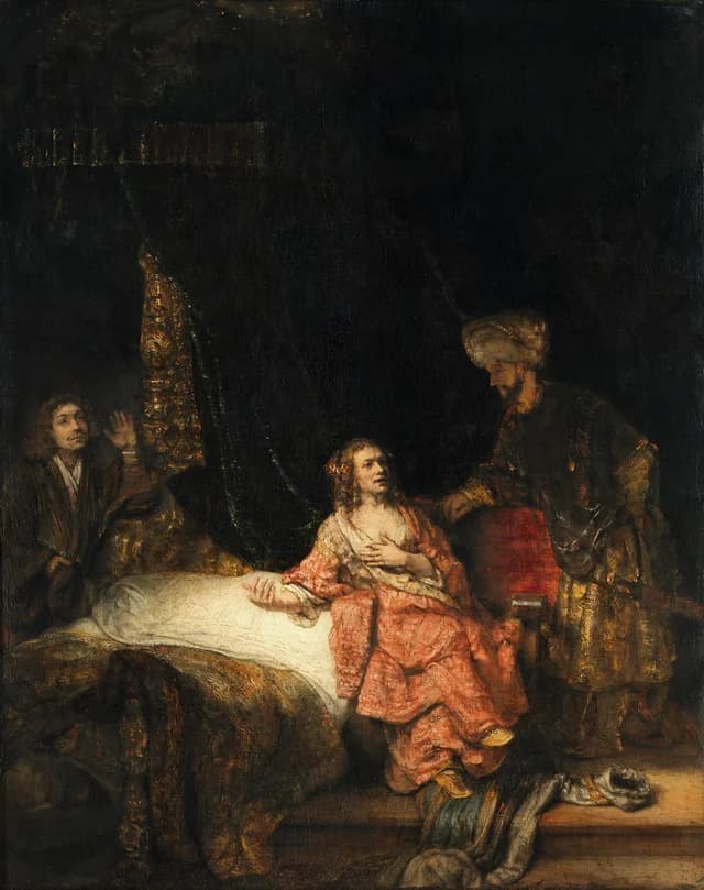 Joseph accused by Potiphar's wife