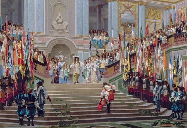 Reception of the Grand Condé at Versailles