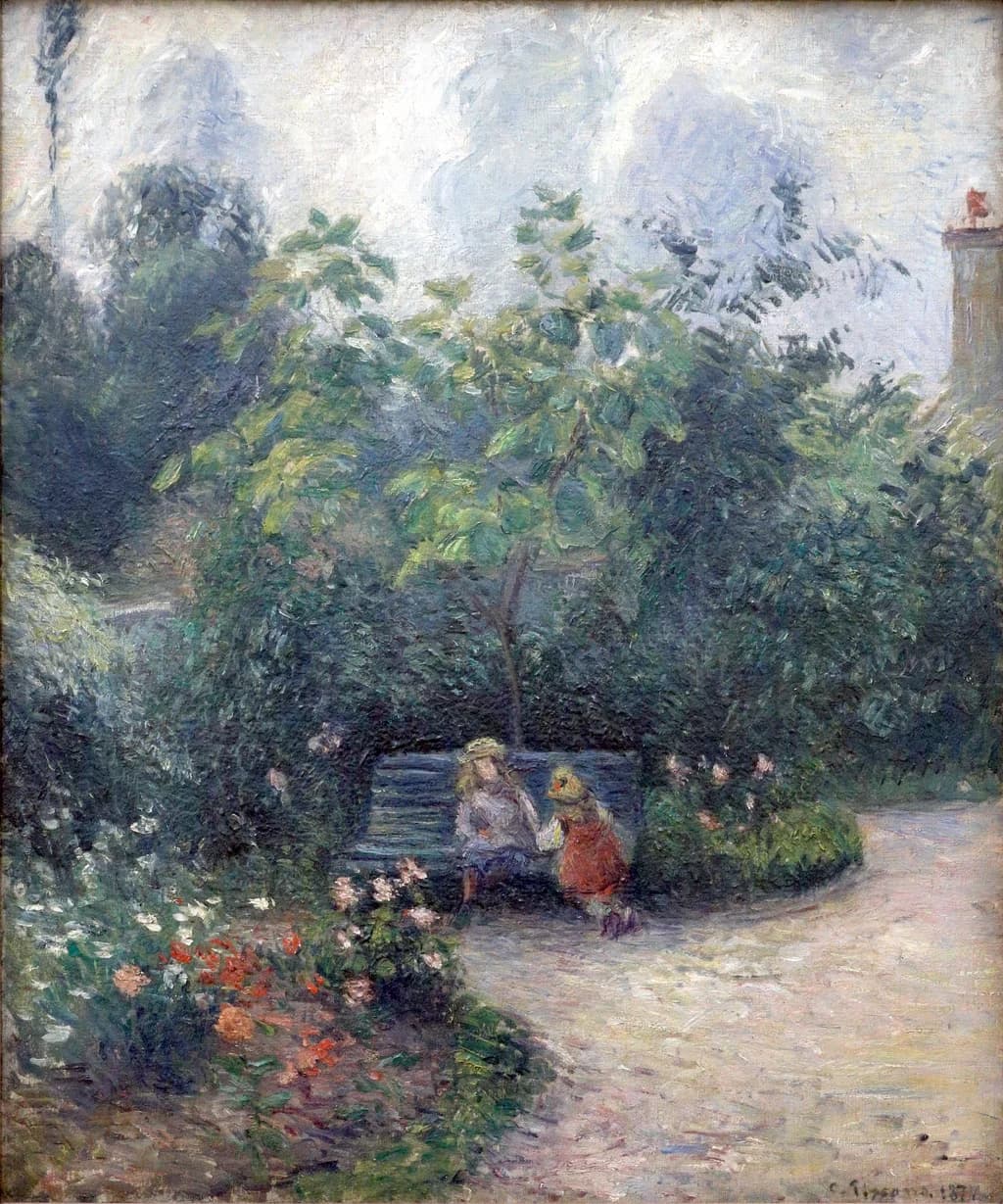 A Corner of The Garden at Les Mathurins, Pontoise