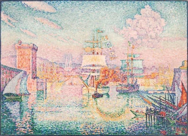 Entrance of Marseille Harbor