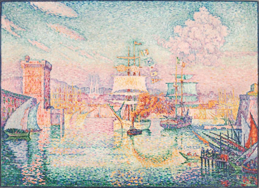 Entrance of Marseille Harbor