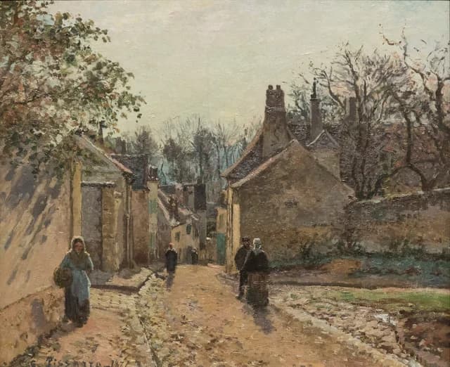 Calle de un pueblo. Louveciennes