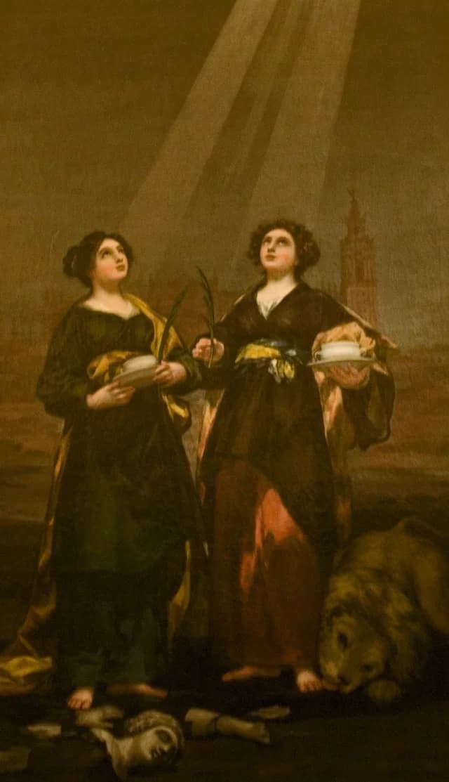 Die heiligen Justa und Rufina