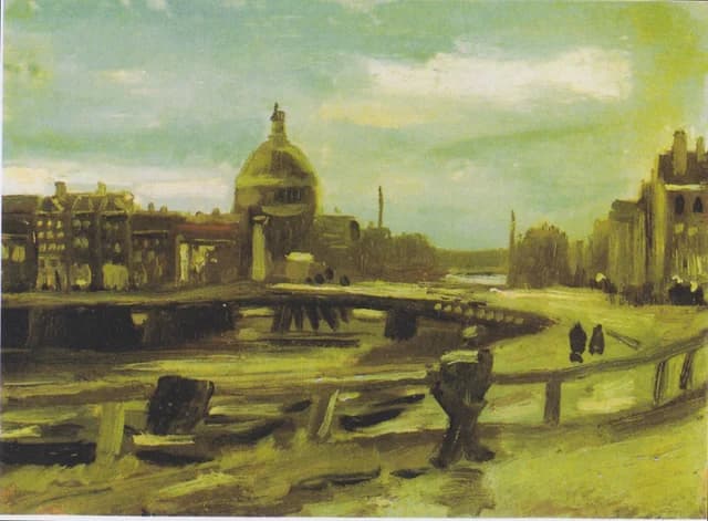 View of Amsterdam from Central Station
