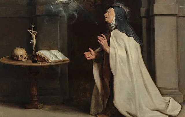 Saint Teresa of Ávila's Vision of the Holy Spirit