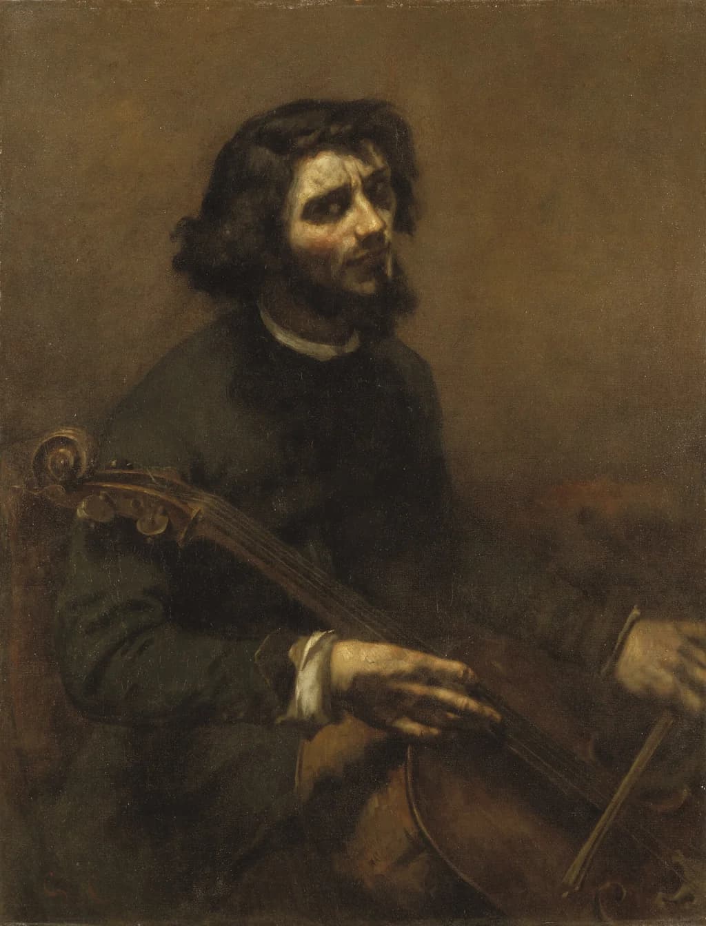 El violonchelista (Autorretrato)