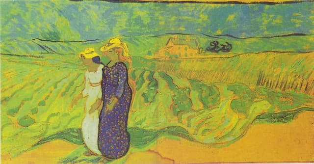Women Crossing the Fields