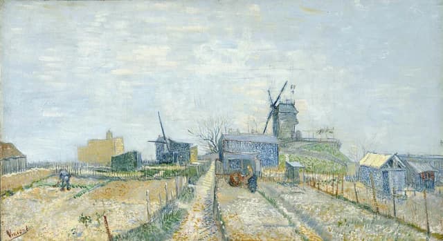 Montmartre: mills and vegetable gardens
