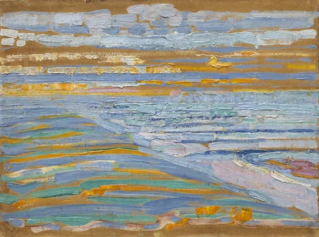 View from the Dunes with Beach and Piers, Domburg