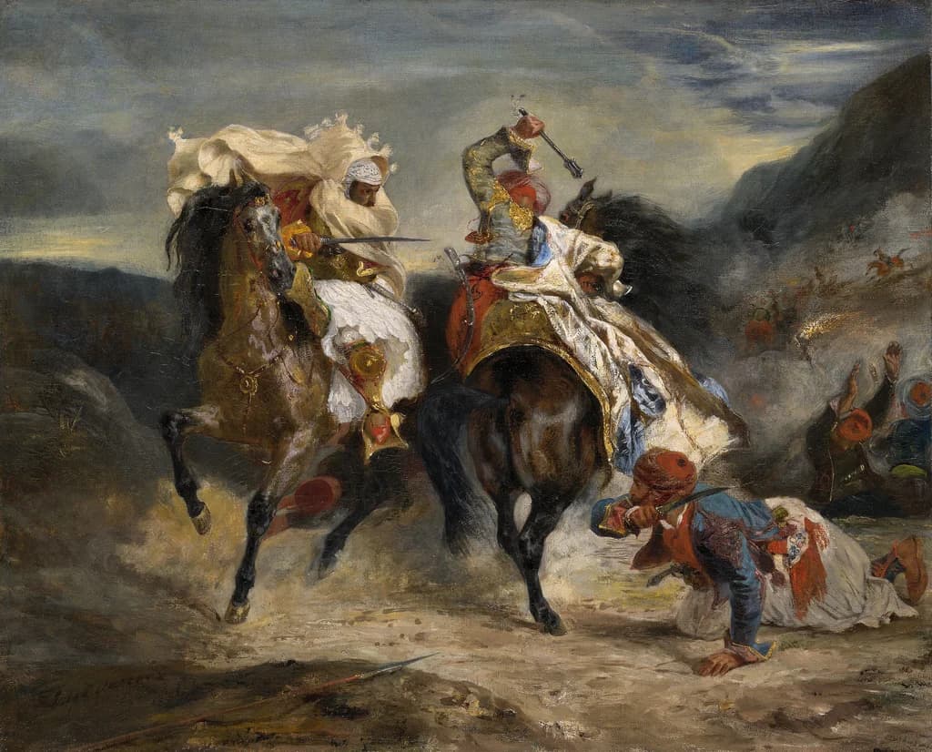 Der Kampf zwischen dem Giaur und Hassan