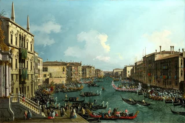 Une régate sur le Grand Canal