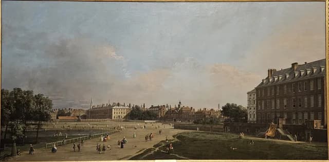 Londra: il vecchio Horse Guards da St James's Park