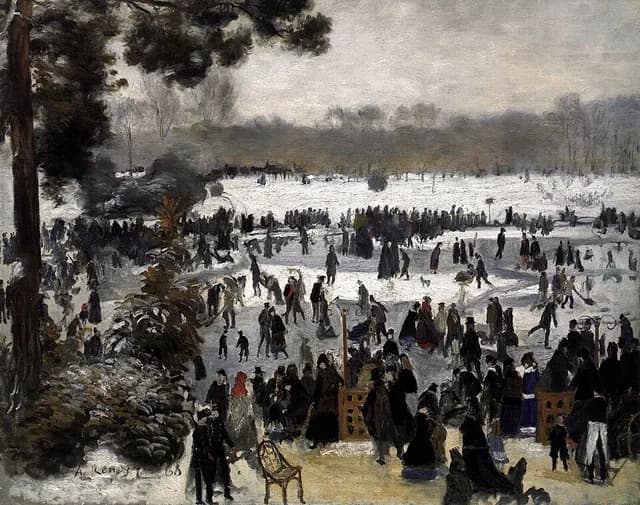 Skaters in the Bois de Boulogne