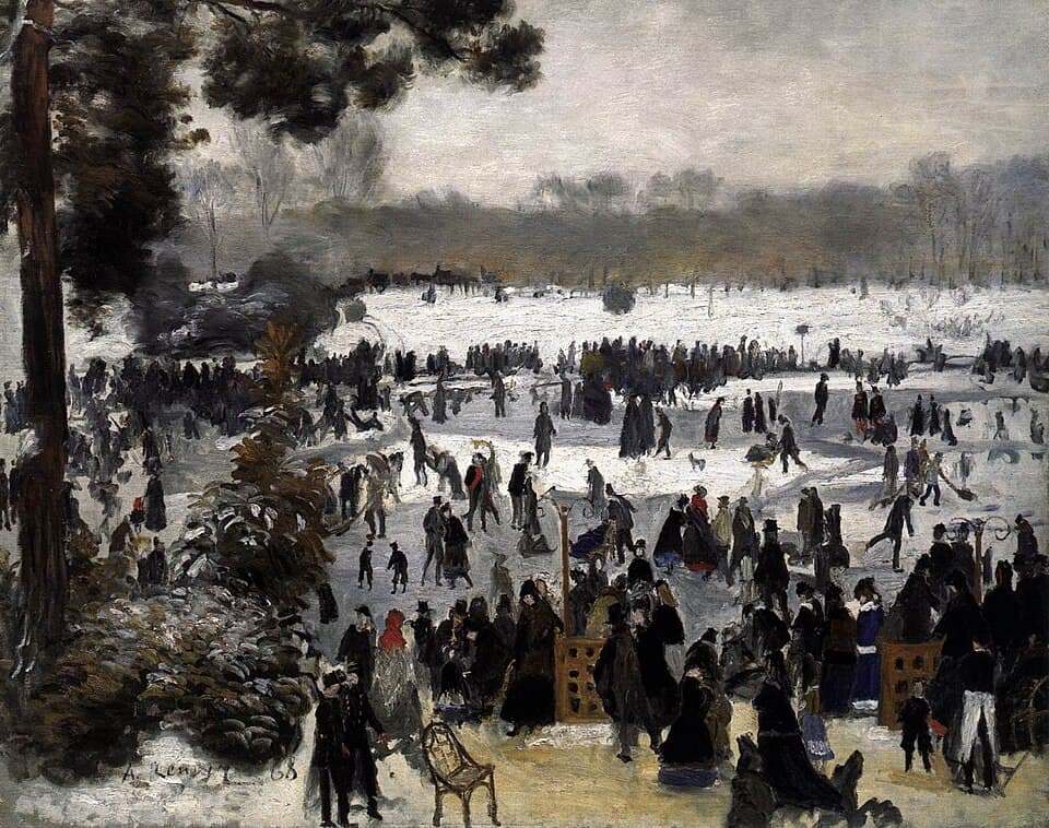 Skaters in the Bois de Boulogne