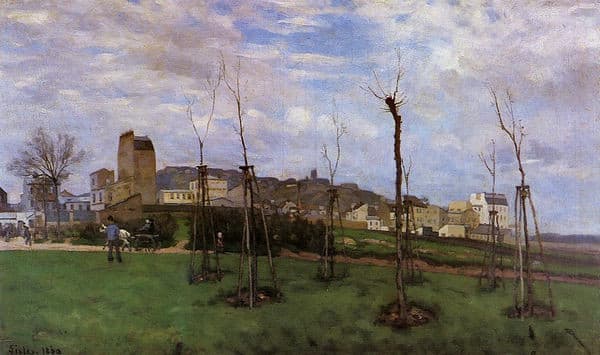 View of Montmartre from the Cité des Fleurs