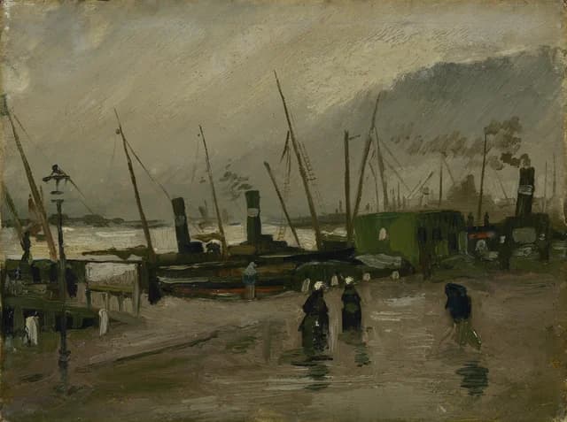 The De Ruijterkade in Amsterdam